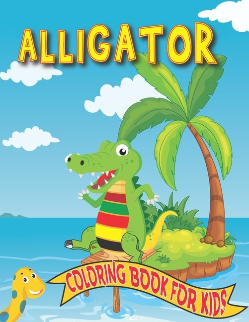 Front cover_Alligator Coloring Book for Kids