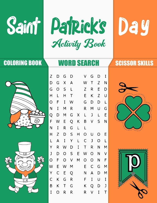 Front cover_St. Patrick's Day Activity Book