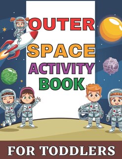 Front cover_Outer space activity book for toddlers