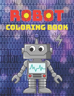 Front cover_Robot Coloring Book