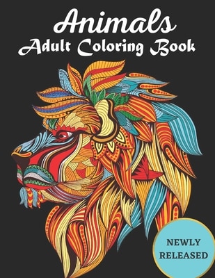 Couverture_Animals Adult Coloring Book NEWLY RELEASED