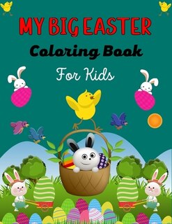 Front cover_MY BIG EASTER Coloring Book For Kids
