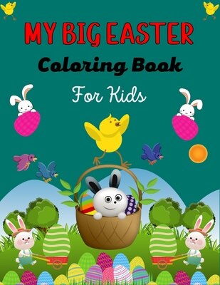 Front cover_MY BIG EASTER Coloring Book For Kids