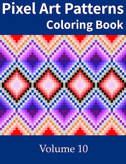 Front cover_Pixel Art Patterns Coloring Book 10