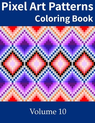 Front cover_Pixel Art Patterns Coloring Book 10