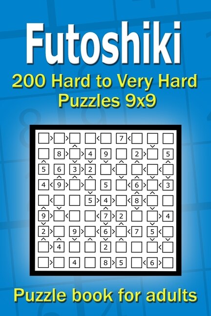 Front cover_Futoshiki puzzle book for adults