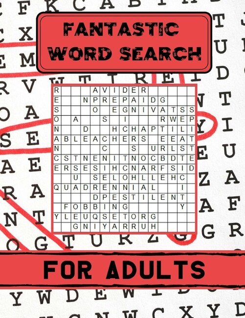 Front cover_Fantastic Word Search For Adults