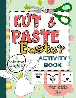 Front cover_Cut & Paste Easter Activity Book for Kids 3+