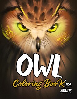 Front cover_Owl coloring book for adults