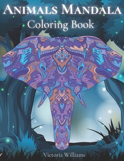 Front cover_Animals Mandala Coloring Book