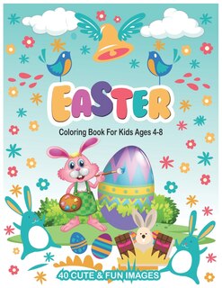 Couverture_Easter Coloring Book For Kids Ages 4-8