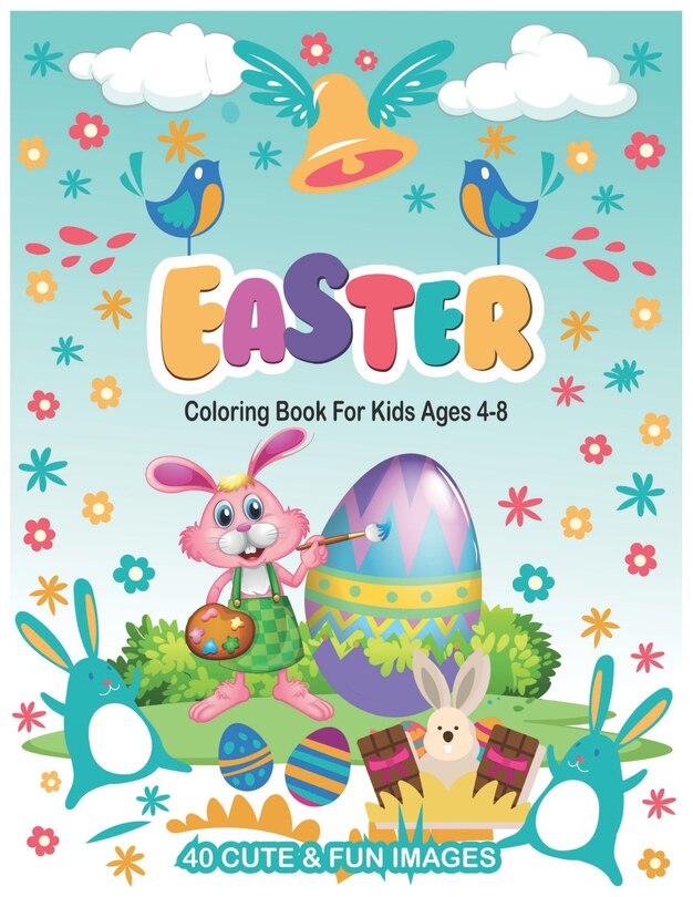 Couverture_Easter Coloring Book For Kids Ages 4-8
