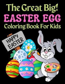 Front cover_The Great Big Easter Egg Coloring Book For Kids
