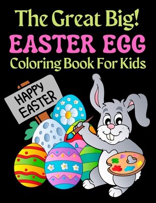 Front cover_The Great Big Easter Egg Coloring Book For Kids