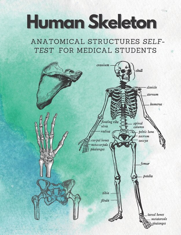 Front cover_Human Skeleton, Anatomical structures self-test for medical students