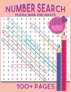 Front cover_Number Search Puzzles For Adults