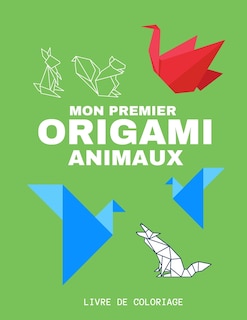 Couverture_Mon premier Origami Animaux Livre de coloriage
