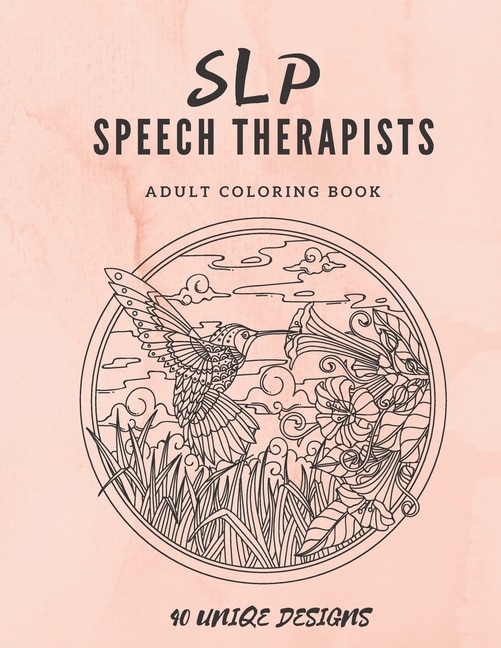 Couverture_SLP Speech Therapists Adult Coloring Book