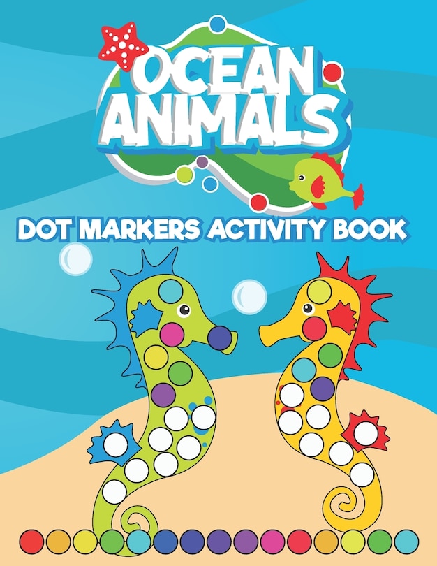 Couverture_Dot Markers Activity Book Ocean Animals