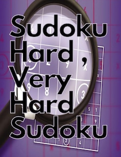 Front cover_Sudoku Hard, Very Hard Sudoku