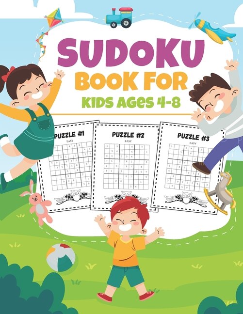 Front cover_Sudoku Book For Kids Ages 4-8