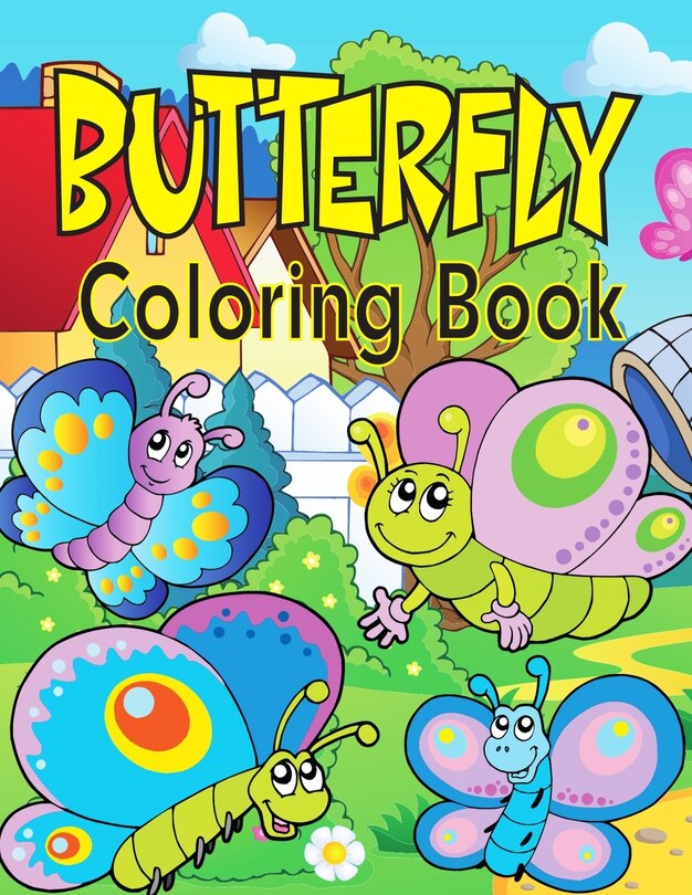 Front cover_Butterfly Coloring Book
