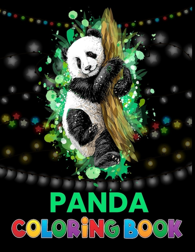 Front cover_Panda coloring book
