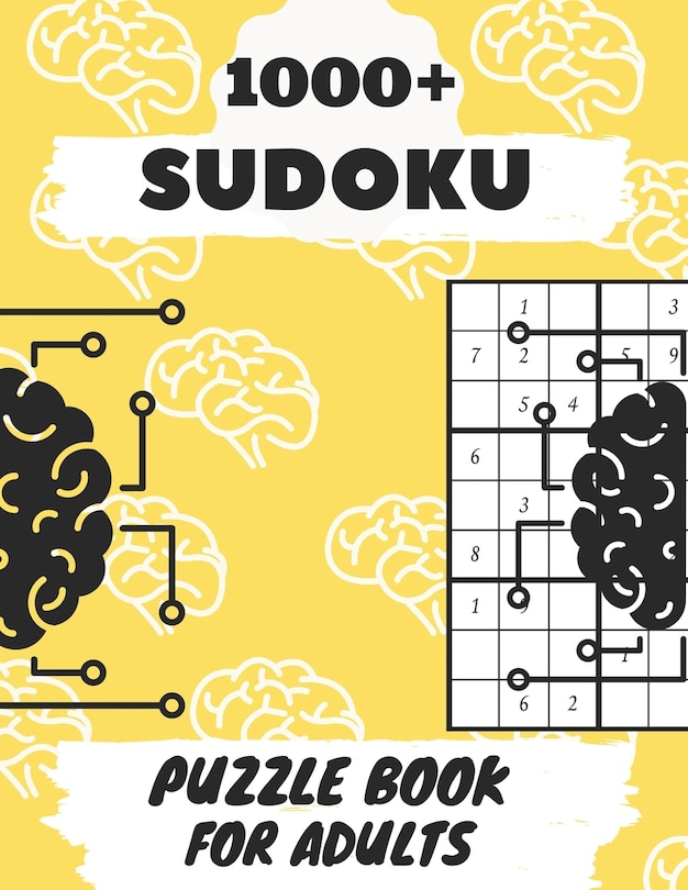 Front cover_+1000 Sudoku Puzzle Book For Adults