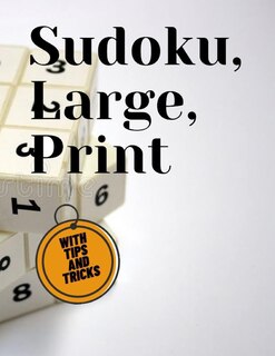 Front cover_Sudoku, Large, Print WITH TIPS AND TRICKS