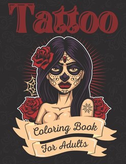 Front cover_Tattoo Coloring Book For Adults