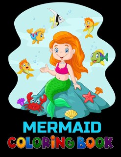 Front cover_Mermaid coloring book