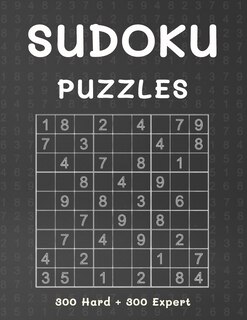Couverture_Sudoku Puzzles 300 Hard + 300 Expert