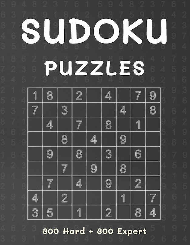 Couverture_Sudoku Puzzles 300 Hard + 300 Expert
