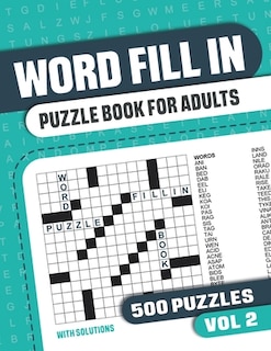 Couverture_Word Fill In Puzzle Book for Adults