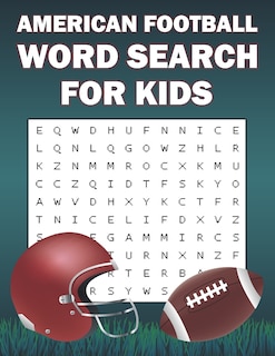 Couverture_American Football Word Search For Kids