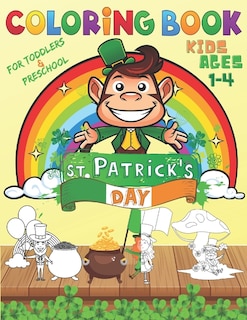 Couverture_St. Patrick's Day Coloring Book for Toddlers & Preschool Kids Ages 1-4