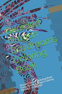 Front cover_Bearded Dragon Daydreams Coloring Book