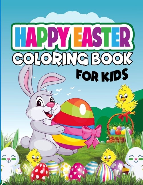Couverture_Happy Easter Coloring Book for Kids
