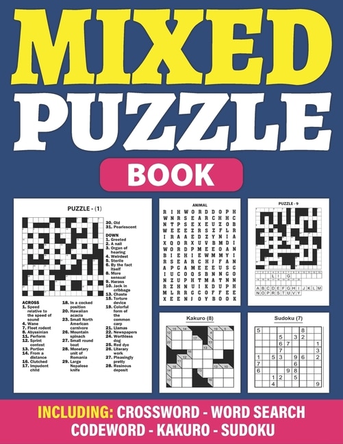 Front cover_Mixed Puzzle Book