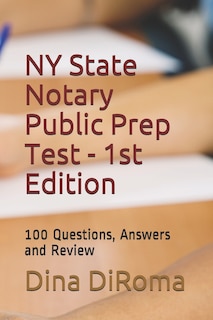 Couverture_New York State Notary Public Prep Test - 1st Edition