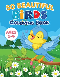Couverture_50 Beautiful Birds Coloring Book / Ages 1-4