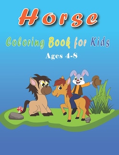 Front cover_Horse Coloring Book for Kids