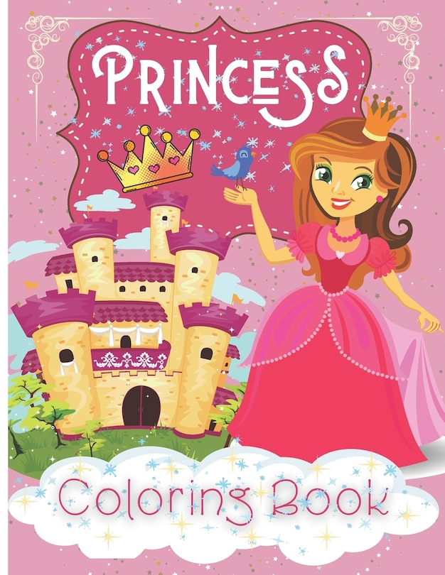 Front cover_Princesses Coloring Book