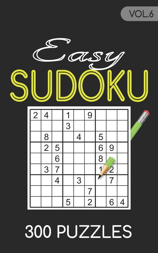 Front cover_Easy Sudoku 300 Puzzles Vol.6