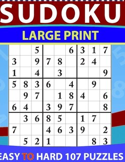 Front cover_Sudoku Large Print Easy to hard