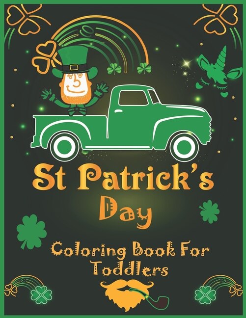 Front cover_Saint Patrick's Day Coloring Book for Toddlers