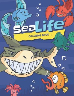 Front cover_Sea Life Coloring Book
