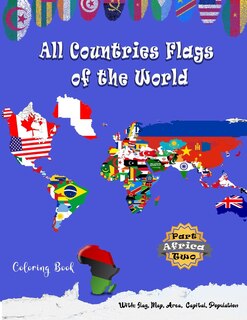 Front cover_All Countries Flags of the World Coloring Book