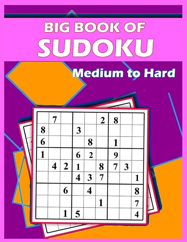Front cover_Big Book of Sudoku - Medium to Hard