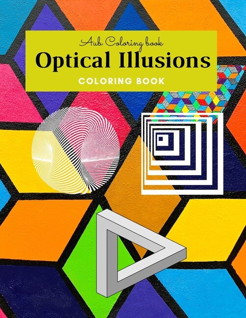 Optical Illusions Coloring Book Amazing Drawing Optical Illusions